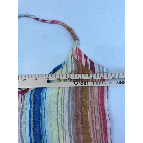 Prana Striped Sleeveless Summer Dress S Beachy Fernie Oversized Boho Coverup - Picture 6 of 16
